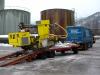 Bohrgerätetransport zum Steinbruch